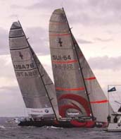 Americas Cup Class Sailboats