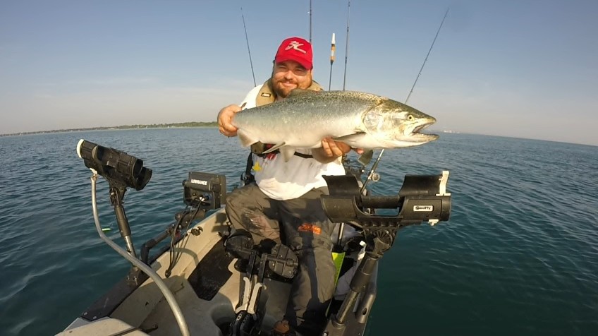 Light Tackle Jigging for Great Lakes Salmon