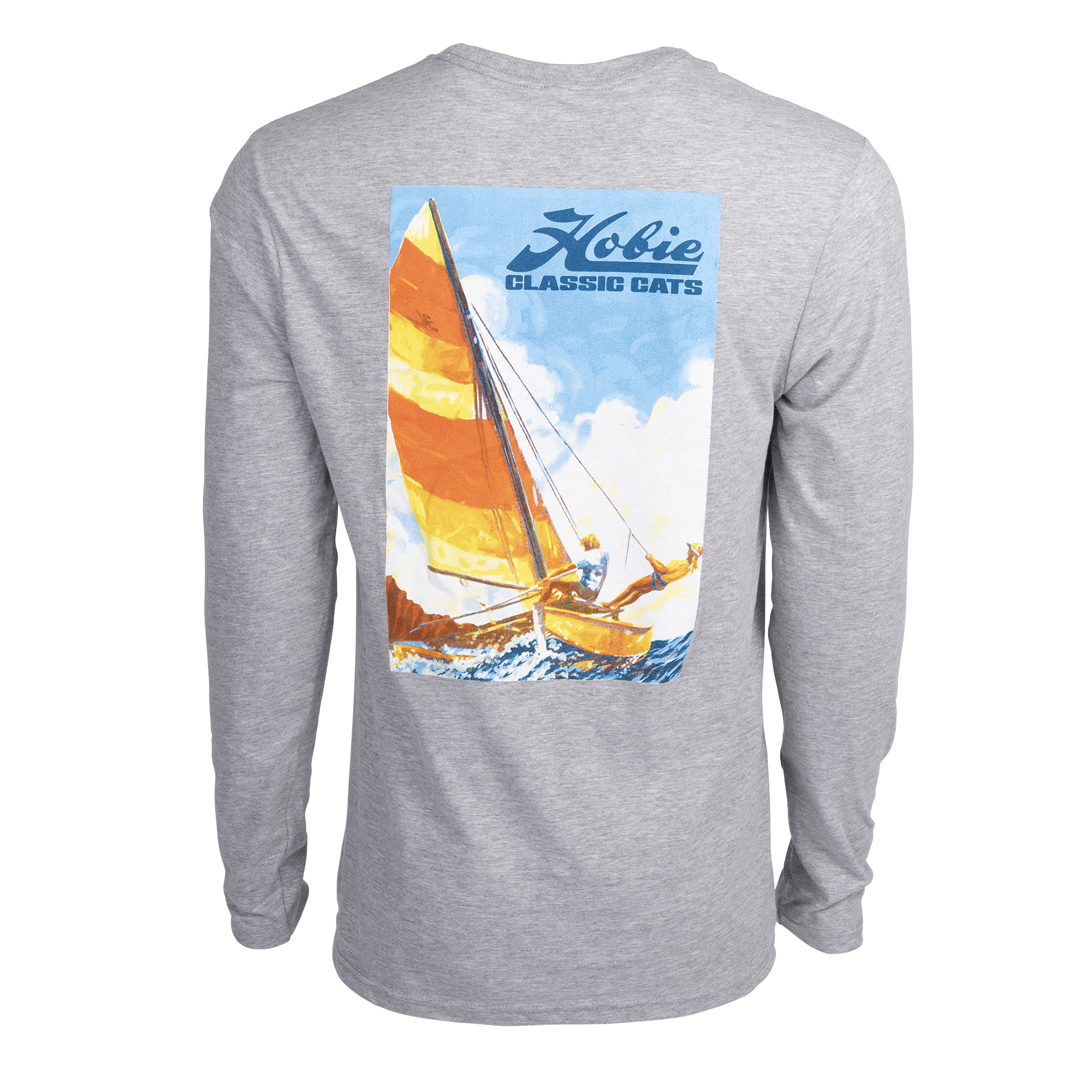 Hobie Sailing Hobie Cat T Shirt Hobie T Shirt Long Sleeve Navy