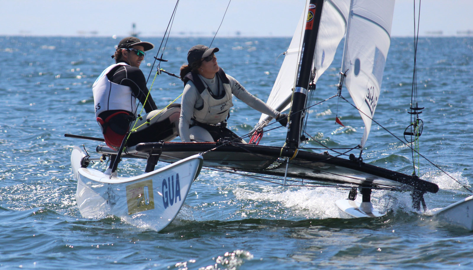 2015 Hobie 16 North American Championships - GUA Champions - Jason Hess and Irene Abascal