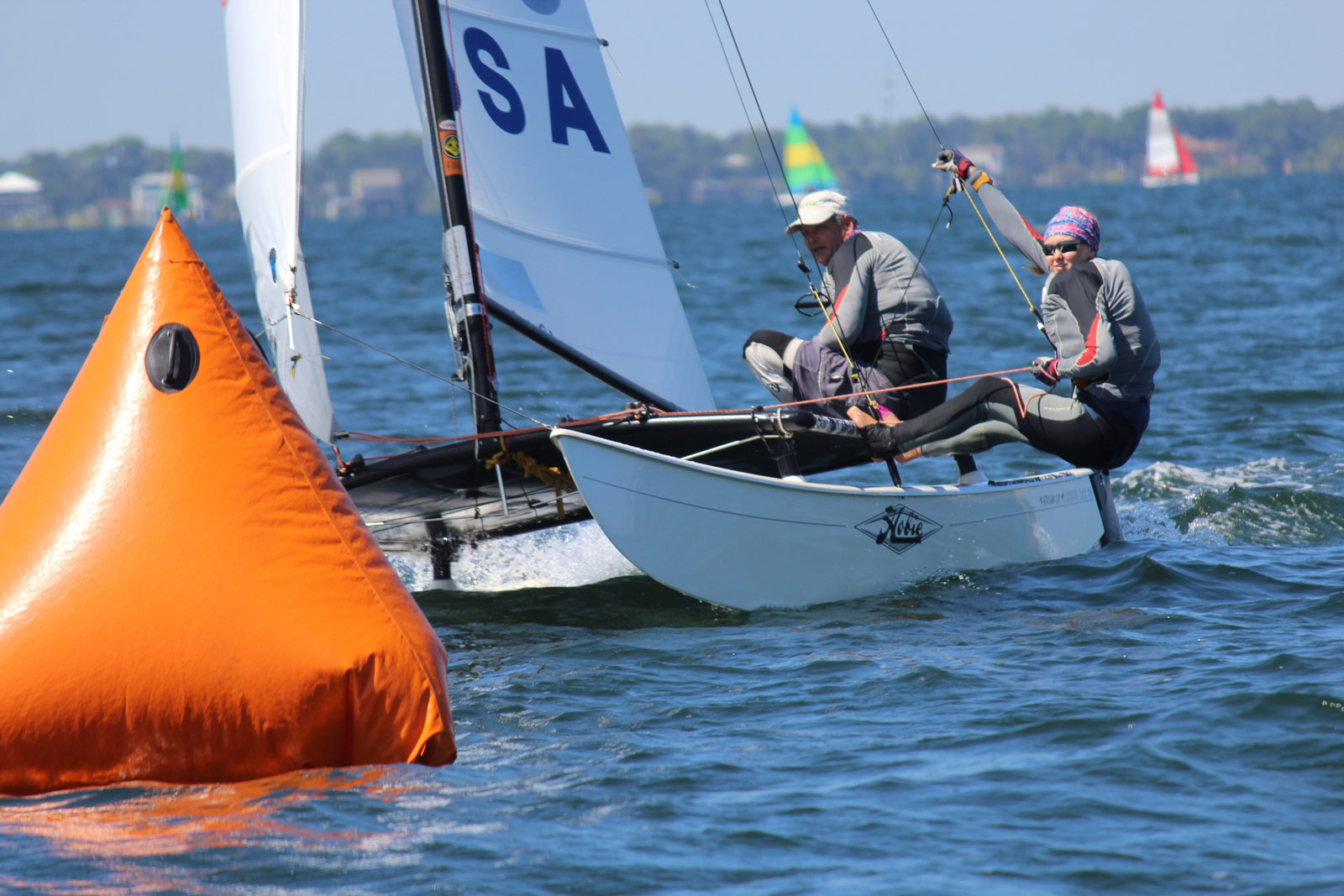 2015 Hobie 16 NA Championships - Silver Fleet Winners - Adam Atherton and Diane Bisesi